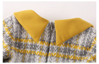 Vestido de Niña Cuadrille Acolchado para Otoño e Invierno - Image 13