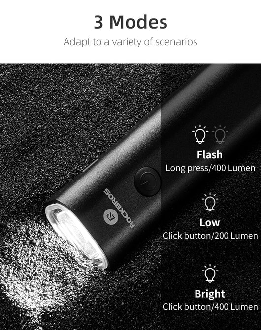 Faro LED Recargable USB para Bicicleta - Luz Frontal Potente para Ciclismo Nocturno - Image 18