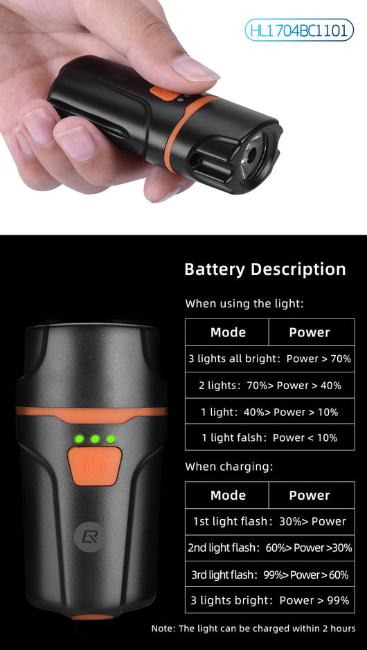 Faro LED Recargable USB para Bicicleta - Luz Frontal Potente para Ciclismo Nocturno - Image 30