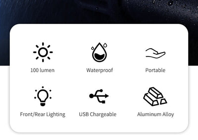 Faro LED Recargable USB para Bicicleta - Luz Frontal Potente para Ciclismo Nocturno - Image 32