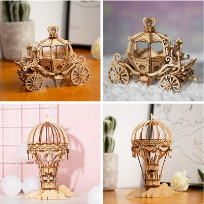 Puzzle 3D de Madera DIY - Construcción Creativa - Image 13