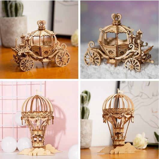 Puzzle 3D de Madera DIY - Construcción Creativa - Image 13
