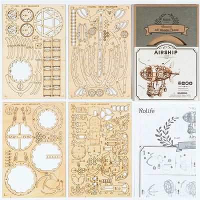 Puzzle 3D de Madera DIY - Construcción Creativa - Image 15