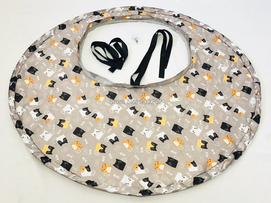 Silla de Comedor Plegable para Niños con Tapete Portátil - Image 3