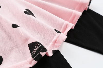 Vestidos Suéter Falso Doble Manga Larga para Niñas - Image 10
