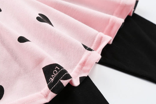 Vestidos Suéter Falso Doble Manga Larga para Niñas - Image 10