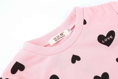 Vestidos Suéter Falso Doble Manga Larga para Niñas - Image 11