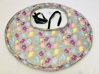 Silla de Comedor Plegable para Niños con Tapete Portátil - Image 9