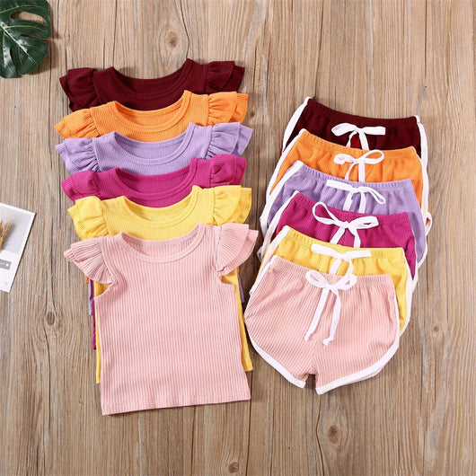 Conjunto Deportivo Dos Piezas: Playera y Shorts con Mangas Voladoras - Image 4