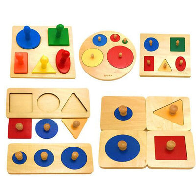 Juguete Educativo de Madera con Paneles Geométricos para Desarrollo Cognitivo - Image 7