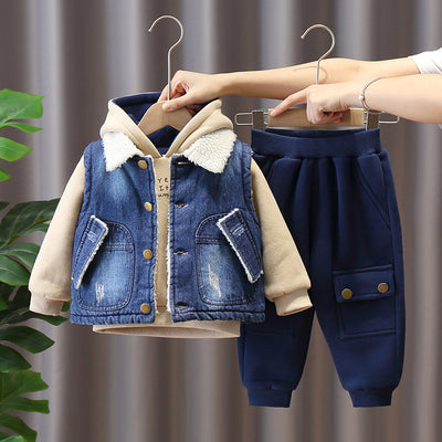 Conjunto de Jeans Térmicos para Niños y Niñas - Otoño e Invierno - Image 15