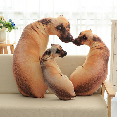 Cojín Decorativo 3D con Estampado de Perro - Almohada Divertida y Peluche de Regalo - Image 16