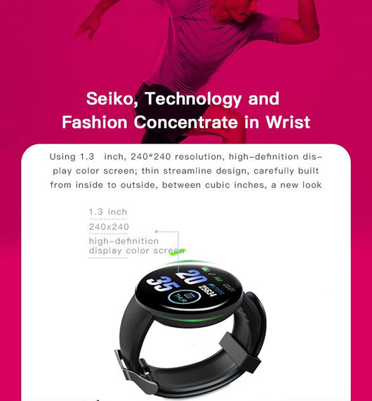 Pulsera Inteligente con Pantalla Redonda - Image 12