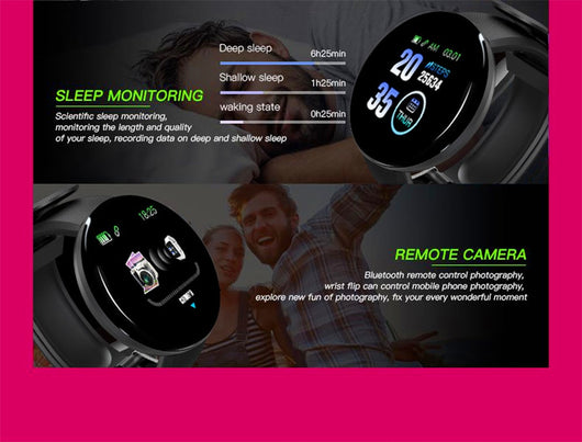 Pulsera Inteligente con Pantalla Redonda - Image 19