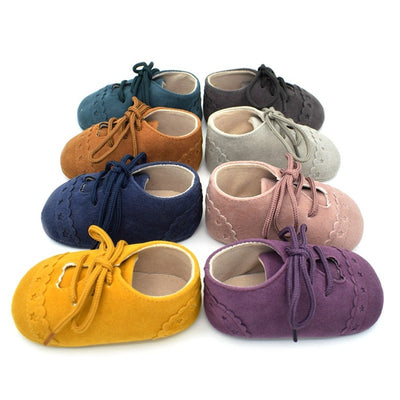 Zapatos Suaves para Bebé Primavera-Otoño con Encaje, Suela Flexible 0-1 Año - Image 16
