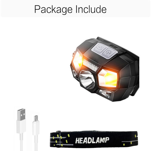 Linterna Frontal LED Recargable USB para Correr - Image 13