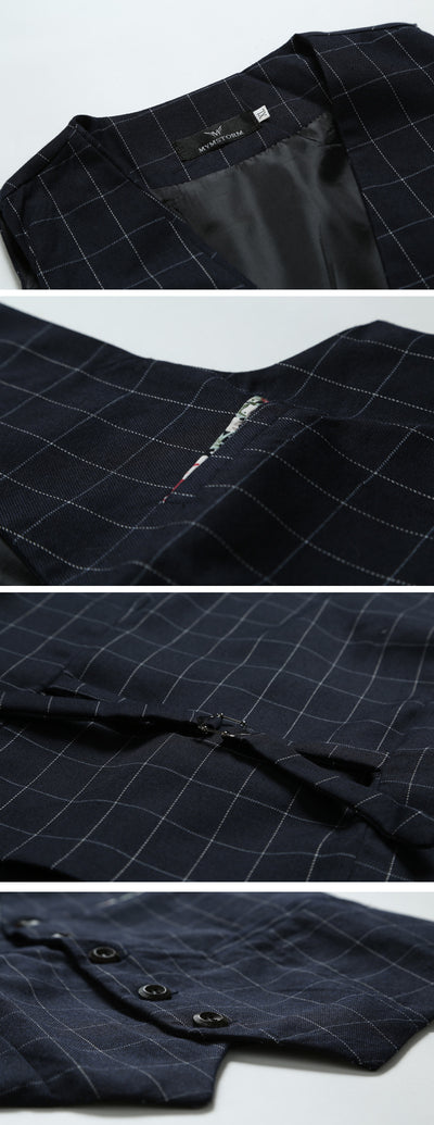 Chaleco Formal Coreano para Hombre Cuello en V - Image 14
