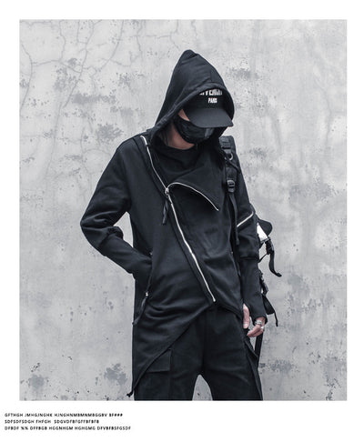Abrigo Trench Gótico Asimétrico para Hombre - Image 11