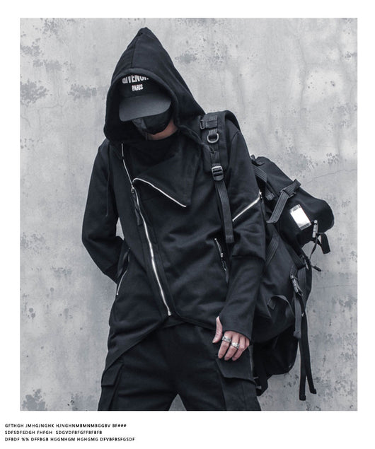 Abrigo Trench Gótico Asimétrico para Hombre - Image 12