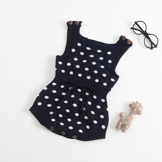 Enterizo Tejido para Bebé con Estampado Lunares Jacquard - Image 8