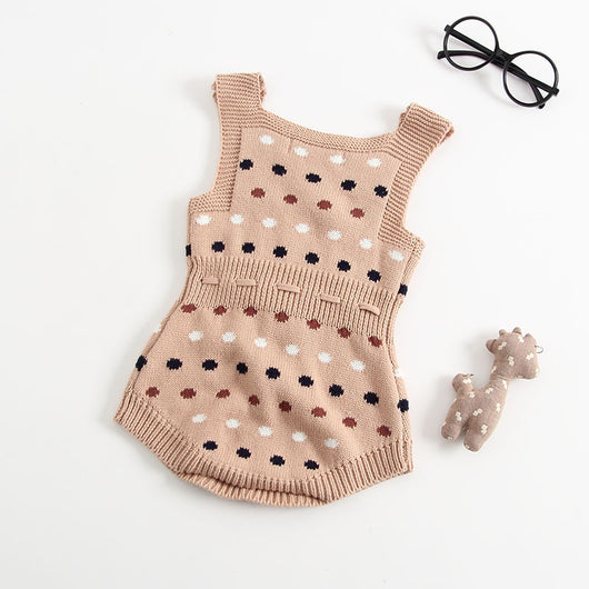 Enterizo Tejido para Bebé con Estampado Lunares Jacquard - Image 11