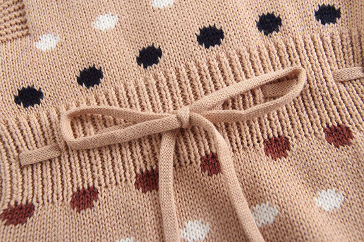 Enterizo Tejido para Bebé con Estampado Lunares Jacquard - Image 14