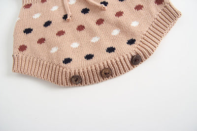 Enterizo Tejido para Bebé con Estampado Lunares Jacquard - Image 15
