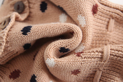 Enterizo Tejido para Bebé con Estampado Lunares Jacquard - Image 18