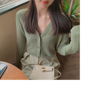 Cardigan Tejido V-Cuello Suave para Mujer - Lana Premium - Image 22