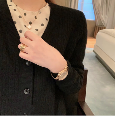 Cardigan Tejido V-Cuello Suave para Mujer - Lana Premium - Image 35