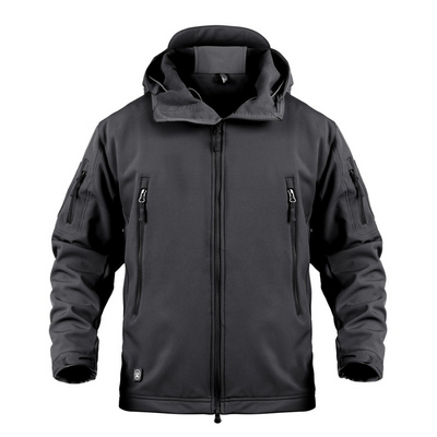 Chaqueta Táctica Soft Shell con Capucha para Hombre - Image 11