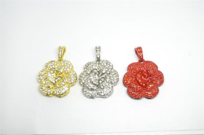 Memoria USB Flor de Rosal con Cristales y Diamantes - Image 13