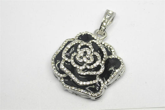 Memoria USB Flor de Rosal con Cristales y Diamantes - Image 14