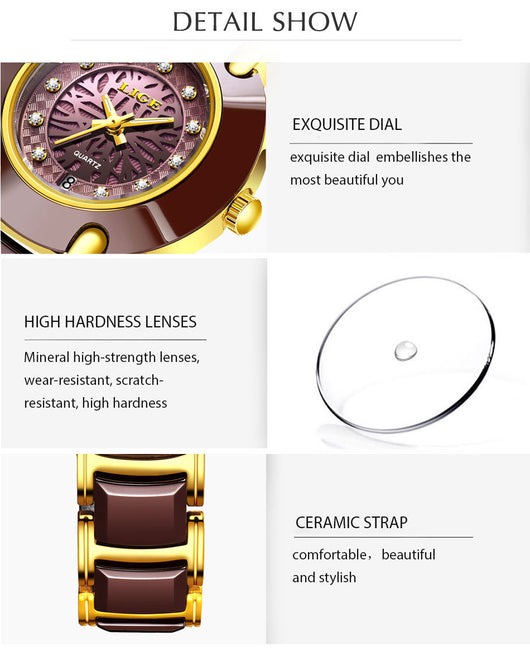 Reloj de Pareja con Movimiento Importado y Cerámica Premium - Image 16