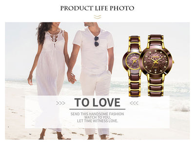 Reloj de Pareja con Movimiento Importado y Cerámica Premium - Image 17