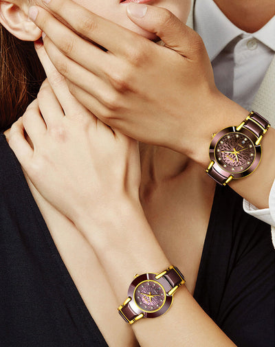 Reloj de Pareja con Movimiento Importado y Cerámica Premium - Image 19