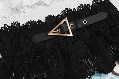 Cinturón Ancho de Encaje con Ajuste a Cordones para Mujer - Image 11