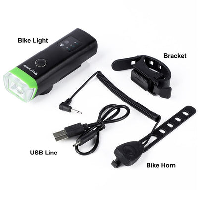 Luz Frontal para Bicicleta con Sensor Automático - Image 9
