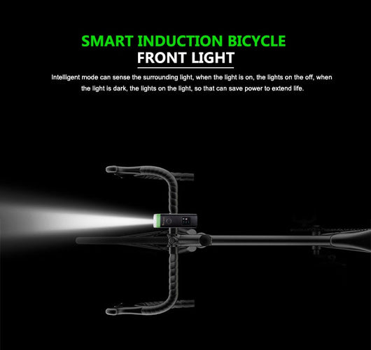 Luz Frontal para Bicicleta con Sensor Automático - Image 12