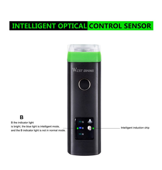 Luz Frontal para Bicicleta con Sensor Automático - Image 15