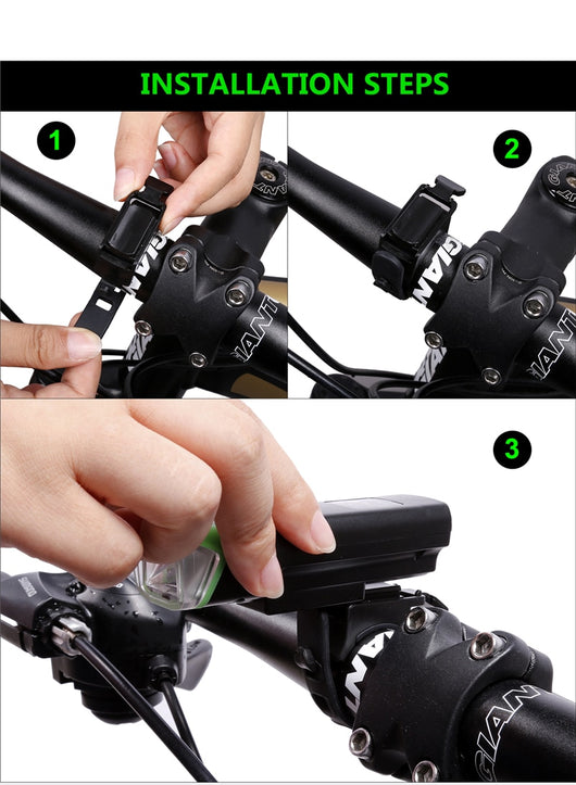 Luz Frontal para Bicicleta con Sensor Automático - Image 20