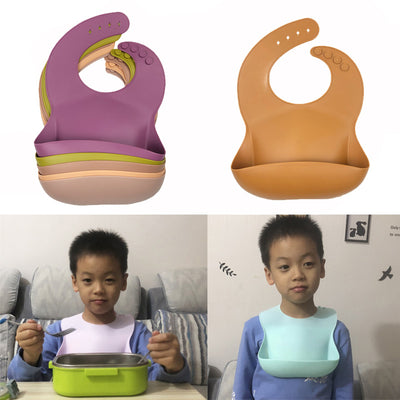 Babero Impermeable con Bolsillo Tridimensional para Niños - Image 44