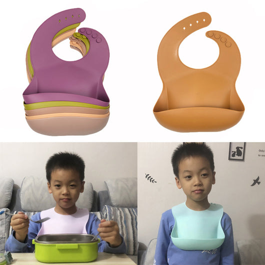 Babero Impermeable con Bolsillo Tridimensional para Niños - Image 44
