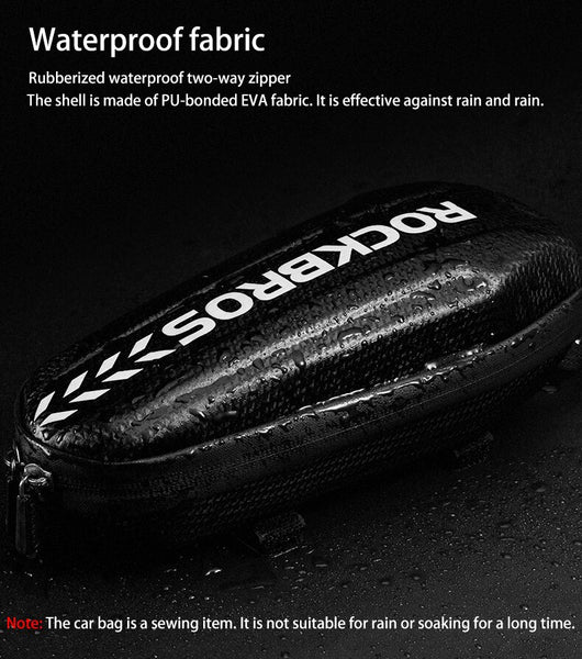 Bolsa Delantera Rígida para Bicicleta - Portatubo Superior - Image 11