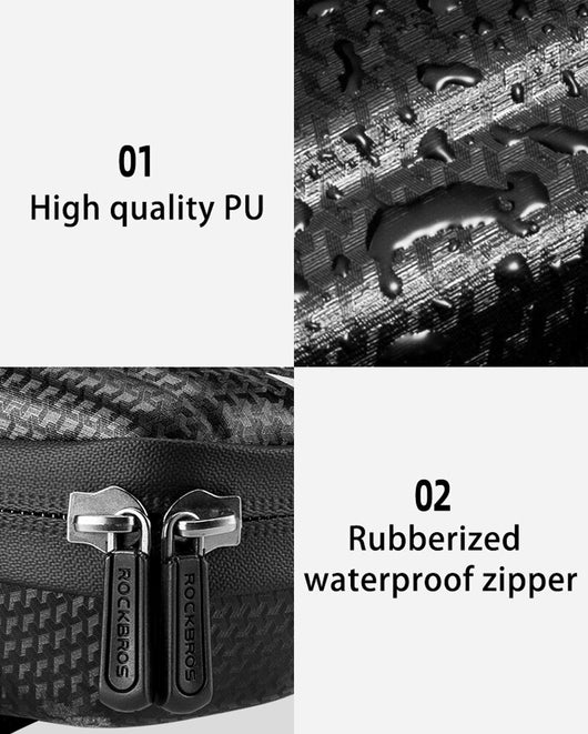 Bolsa Delantera Rígida para Bicicleta - Portatubo Superior - Image 12