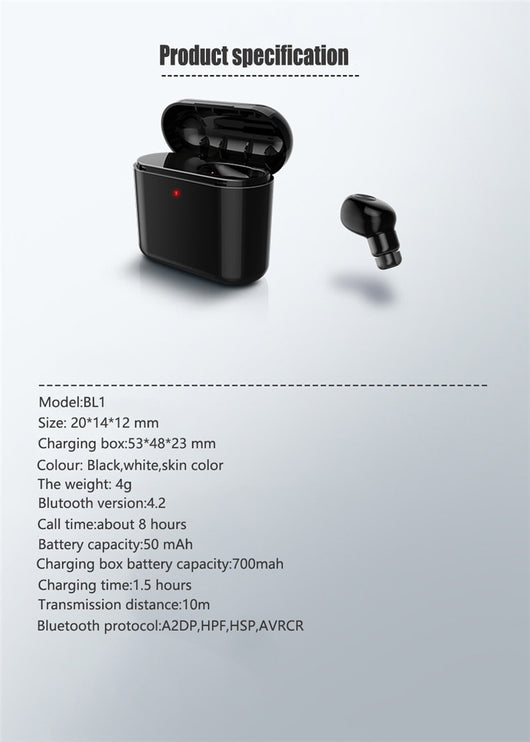 Auricular Bluetooth Mini Ultraligero - Image 20