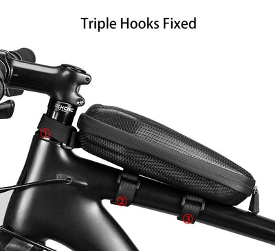 Bolsa Delantera Rígida para Bicicleta - Portatubo Superior - Image 16