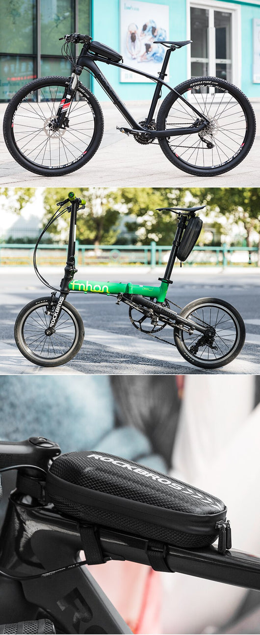 Bolsa Delantera Rígida para Bicicleta - Portatubo Superior - Image 18