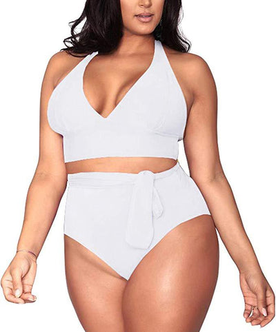 Bikini Deportivo de Talle Alto con Tirantes Cruzados y Escote Profundo - Image 5
