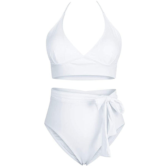 Bikini Deportivo de Talle Alto con Tirantes Cruzados y Escote Profundo - Image 9